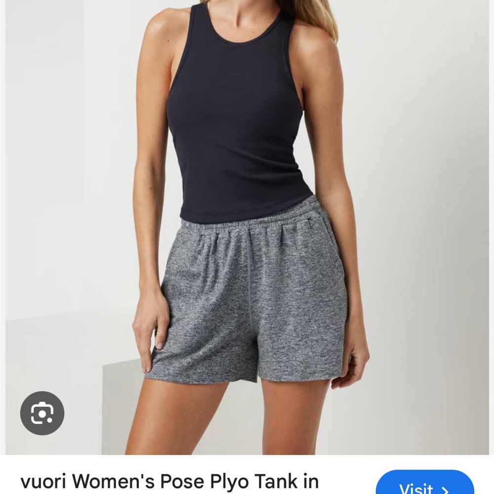 Vuori Pose Pylo Tank in Black XS - Picture 3 of 4